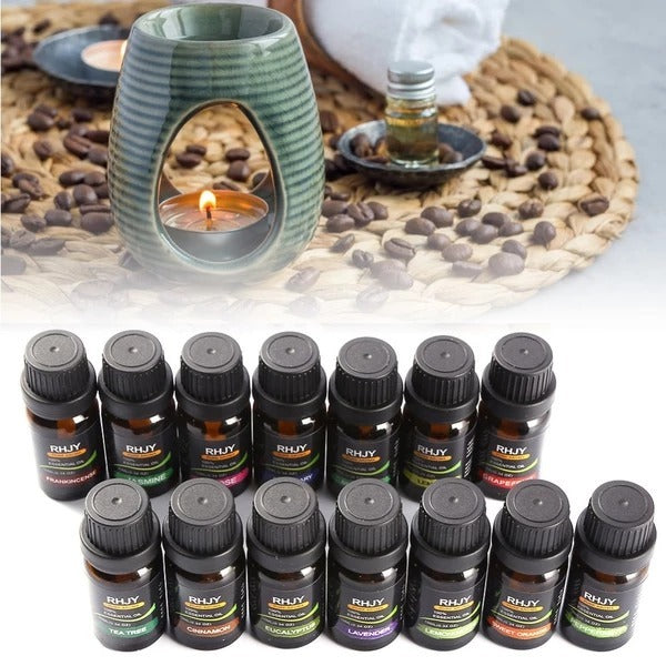 Aromatherapy oil set for relaxation and stress relief