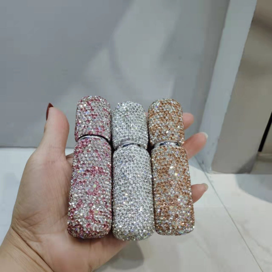 Perfume Bottle Sub-bottling Luxury Portable Diamond-studded Mini