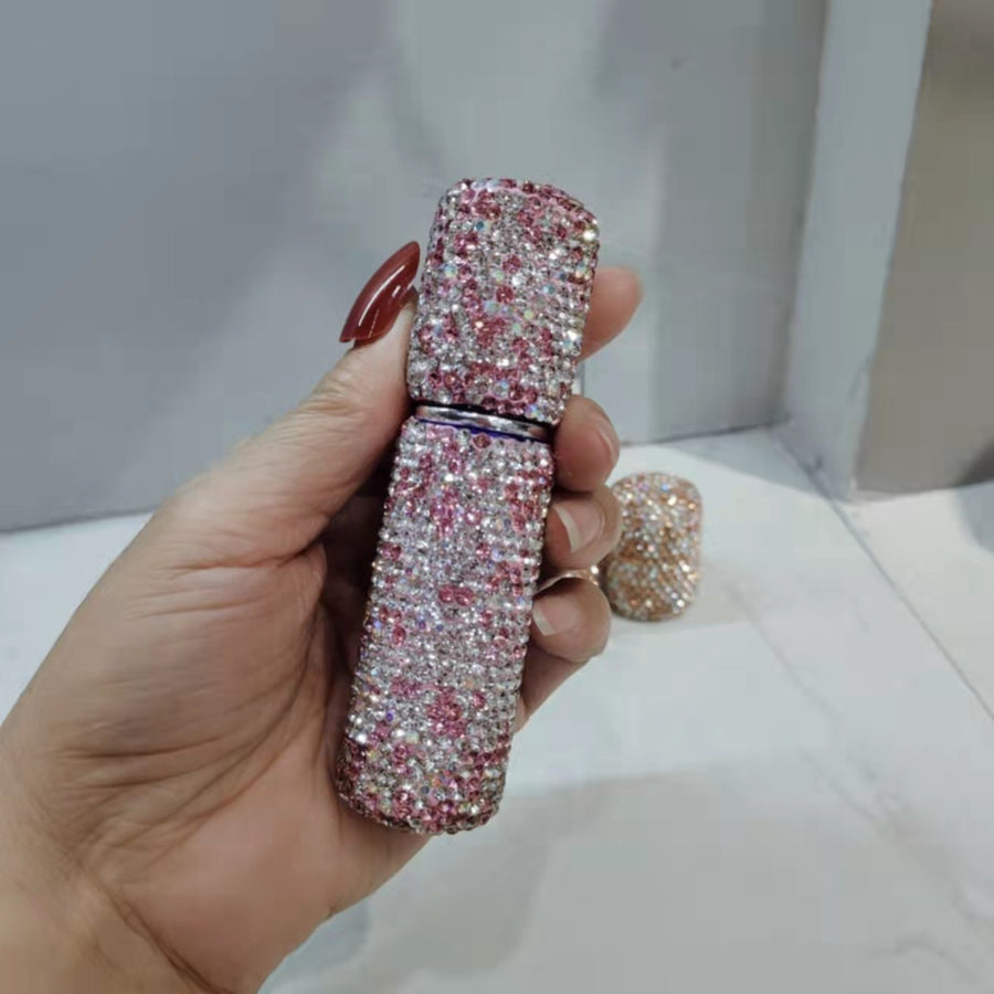 Perfume Bottle Sub-bottling Luxury Portable Diamond-studded Mini