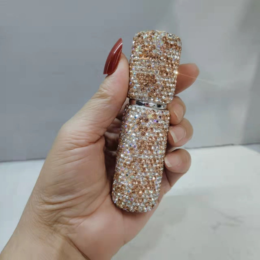 Perfume Bottle Sub-bottling Luxury Portable Diamond-studded Mini