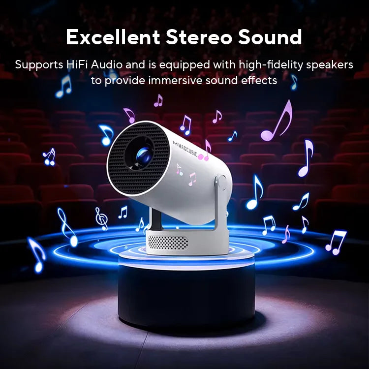 Magcubic Projector HY300 Pro 4K Android 11 Dual Wifi6 260ANSI Allwinner H713 BT5.0 1080P 1280*720P Home Cinema Outdoor Projetor