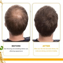 Biotin oil for stronger, thicker hair close up
